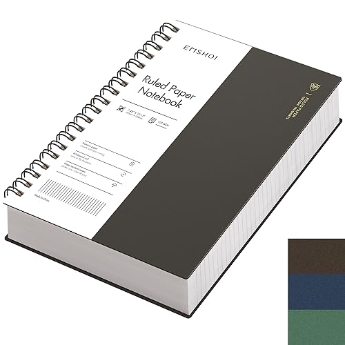 Carnet à spirale B5 ligné anti-transpercement avec papier épais 100g et couverture rigide