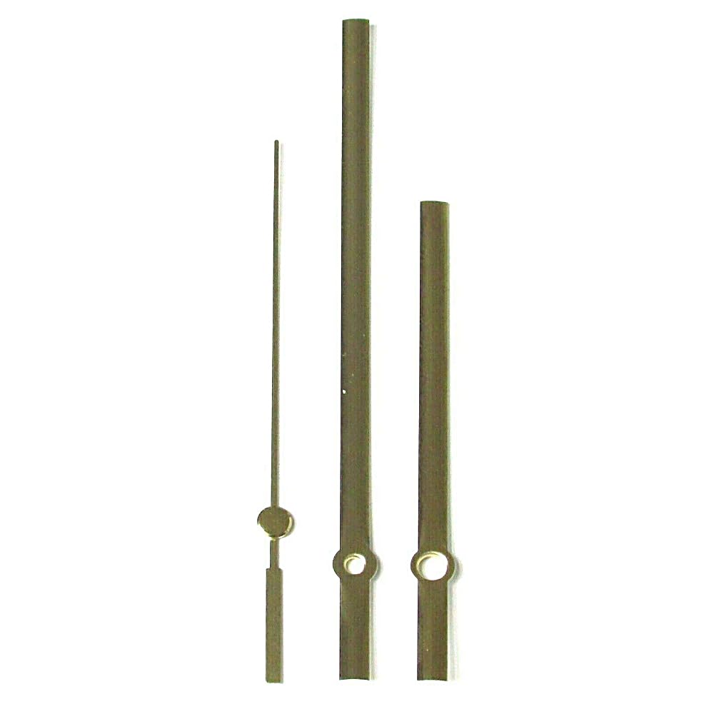 Replacement Gold Metal Press Fit Clock Hands Compatible With HD 1688 Quartz Radio Controlled Mechanism Movement DIY Repair 130mm