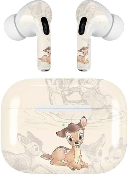 Skinit Decal Audio Skin Compatible with AirPods Pro 2nd Gen - Officially Licensed Disney Bambi Sketched Portrait Design