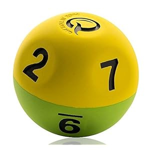Qball Pro – Reaction Ball – World’s Fastest Trainer! – Now Lighter – More Erratic Moderate Erratic Bounce. Allows Fast Bouncing and catching Without Chasing – Fast Results