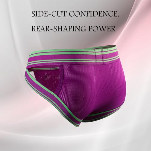 JOCKMAIL 3PCS/Pack Men Underwear Briefs Mens Breathable Briefs Athletic Underwear Mens Briefs Underwear Pack3