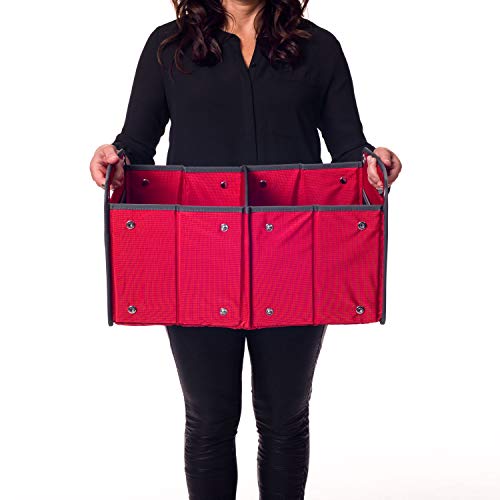 Meori Foldable Box Outdoor Bahia Red Campground Suv Horse Riding Fun Sports Shopper Vacation Beach Marina, 1-Pack #TOP7