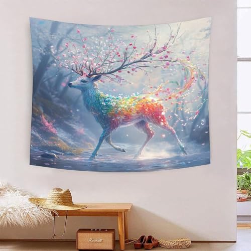 Tapisserie murale élan 3D pour créer un salon cocooning chic | 180x230 cm