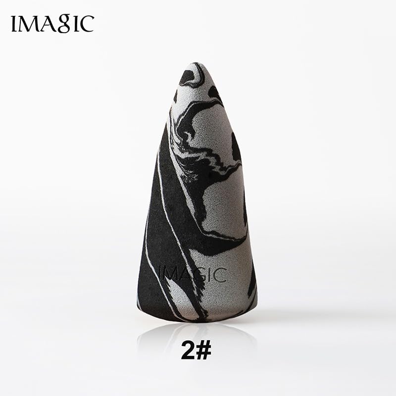 Image of IMAGIC PROfessional Cosmetic Duo Color Top Hill Makeup Sponge Wet & Dry Use Soft Non-latex Material Puff (02)