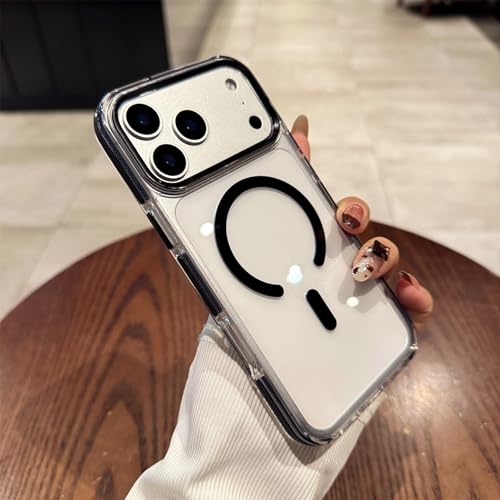 ACtHP[X17 Pro MagsafeΉ  ϖh~ wɂ ^ y iPhone 17 Pro p P[X CX[d I tJo[ ϏՌ Yی Sʕی Ȃ ϋviubNj