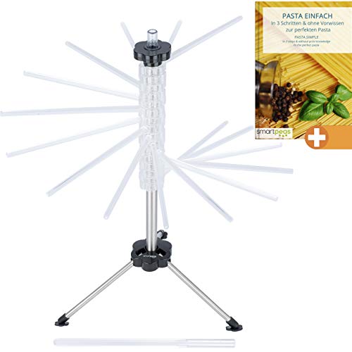 Secador de pasta fresca u009616 brazos para secar en soporte de secado plegable u0096 Dryer marcato seca idealmente +PLUS: ebook