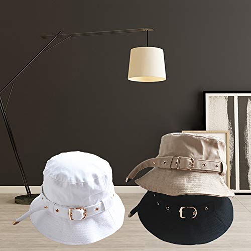 SINLOOG Bucket Hat, British Beach Sun Hat Packable Travel Fisherman Cap for Women - Image 4