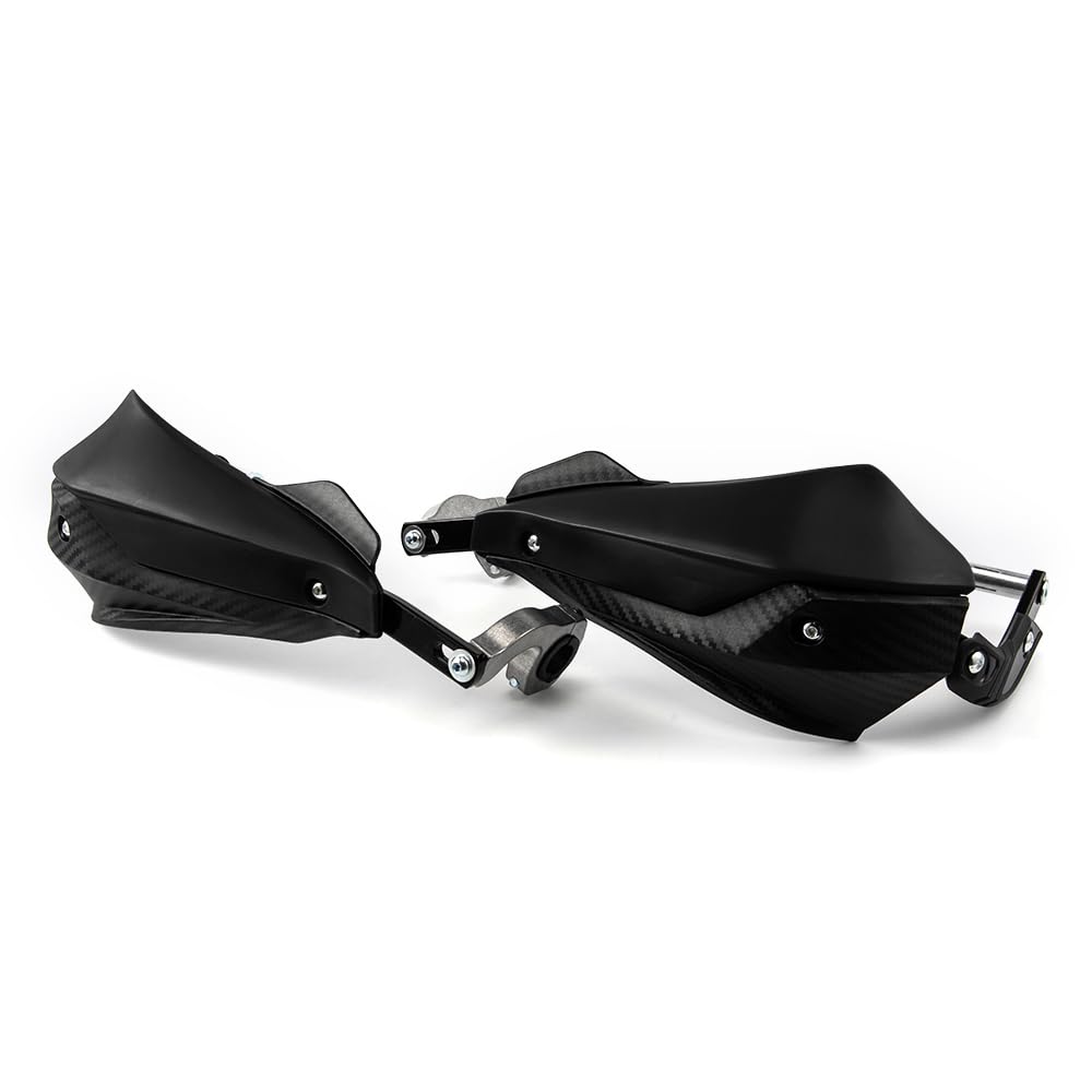 Paramani per moto da cross da 7/8“ 22 mm e 1 1/8” 28 mm con protezioni per le mani per moto da cross compatibili con ATV, moto da cross, supermoto, moto da corsa e moto da cross (Nero)