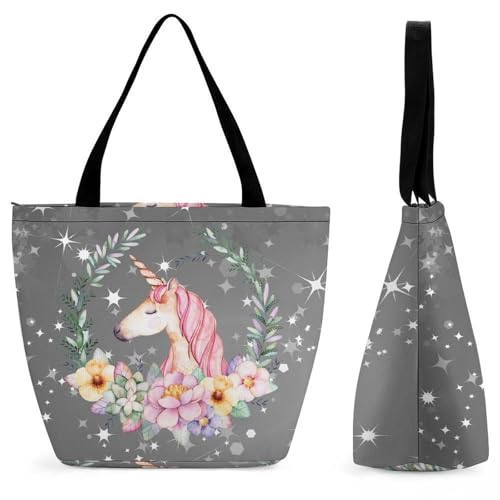 Sac à main voyage licorne grise résoud le manque d'espace des femmes actives