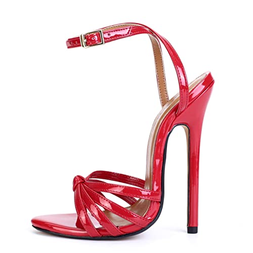 Sandales de fête à talons hauts 15 cm et design mince pour l'été
