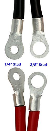 Epauto 20-Inch Battery Inverter Cable Set #TOP1