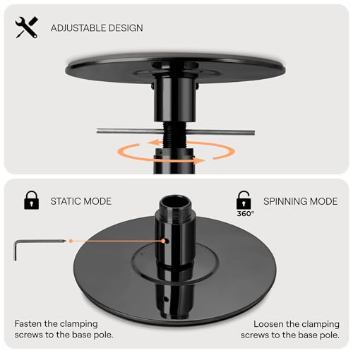 image for SereneLife Professional Spinning Dancing Pole – Portable & Removable