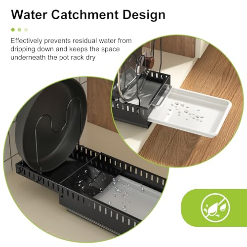 30% Off Under-Cabinet Pot and Pan Organizer with Drain Tray - Image 4