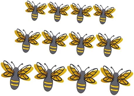 Wall Art Decor - 3 Sets Art Three-Dimensional DIY Mural D Decorative Animals Wall Decals for Pattern Nursery Baby Bumblebee Layered Bee Home Kids Honey Ornaments Decor of Black Decorations ( Color : B