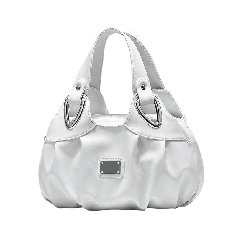 Women's Printed Hobo Bag, Multiple Colors and Patterns, Crossbody Shoulder(WHITE)-image-41
