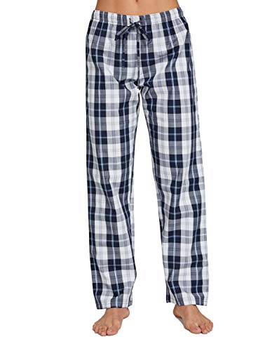 Image of CYZ Women's 100% Cotton Woven Poplin Sleep Pajama Pants