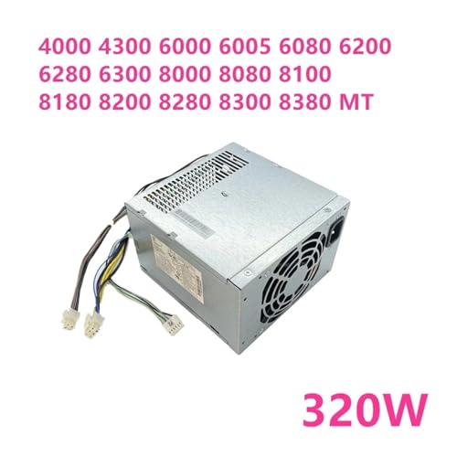 Bloc d'alimentation interne HP-D3201E0 de 320W pour ordinateurs HP Pro et Elite - 3