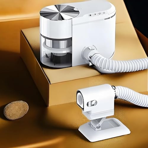 DPLWJPP Aspirador Polvo de Uñas Aspirador de Uñas de Manicura Aspirador de Mesa Potente de Velocidad Ajustable para Salones de Manicura,Manicura,Grabado,Pulido