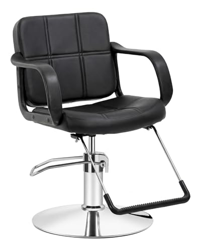 Image of Artist hand Hydraulic Barber Chair Salon Chair for Hair Stylist Tattoo Chair Shampoo Salon Equipment