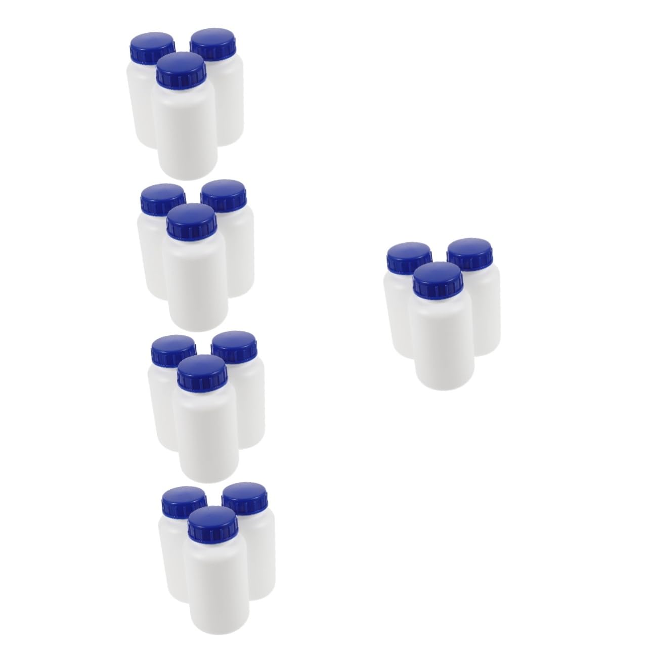 Gatuida 15pièces Flacon Reagent Renforcé Bouteilles De Stockage Sécurisées Pour Produits Chimiques Lot Pour Laboratoires Et Échantillons