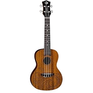 Luna Guitars UKETCSPR Tattoo Concert Spruce Ukulele w/Gig Bag