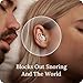 Ozlo Sleepbuds® | Comfortable Side Sleeper Headphones | Up to 10 Hours of Bluetooth LE Streaming | Science-Backed Sleep Sounds | Snore Blocking Comfortable Earbuds