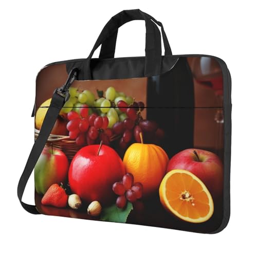 Sac ordinateur portable imprimé fruits pour bureau, école et voyage
