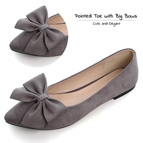 Image of Dear Time Women's Ballet Flats Dress Ballet Shoes Slip on for Office Work Comfortable Shoes