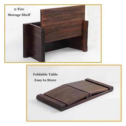 Table à thé zen compacte pour petits espaces et méditation au sol - 6