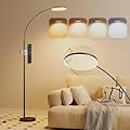 Floor Lamps for Living Room,32W LED Super Bright Dimmable Standing Lamp with Remote & Foot Switch, Remote Custom Color Temperatures,350°Rotating Head Floor Lamps for Bedroom, Office, Kid Room