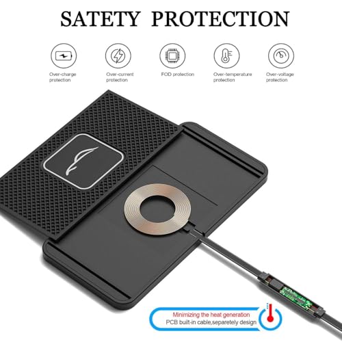 Cargador inalámbrico coche Mini Cooper Clubman con puerto USB y Type-C 6