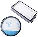 Poweka Filtro de Espuma y Filtro HEPA Compatible con Aspiradora Rowenta Tefal Moulinex Compact Power Cyclonic Series Reemplaza a ZR005901