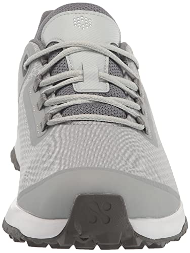 Image of Puma Golf Men's Fusion Grip Golf Shoe, Flat Light Gray- Silver-Quiet Shade, 11.5