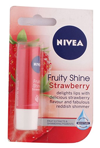 Nivea Lip Balm - Strawberry, 4.8g Pack