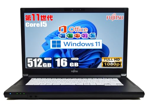 �y�����ςݕi�z �t��HD ��11���� Core i5 1135G7 / ������ 16GB / SSD 512GB / MS Office 2019 / Windows 11 / Full HD web�J���� Wi-Fi 15.6�C���` FHD�t�� �I�t�B�X