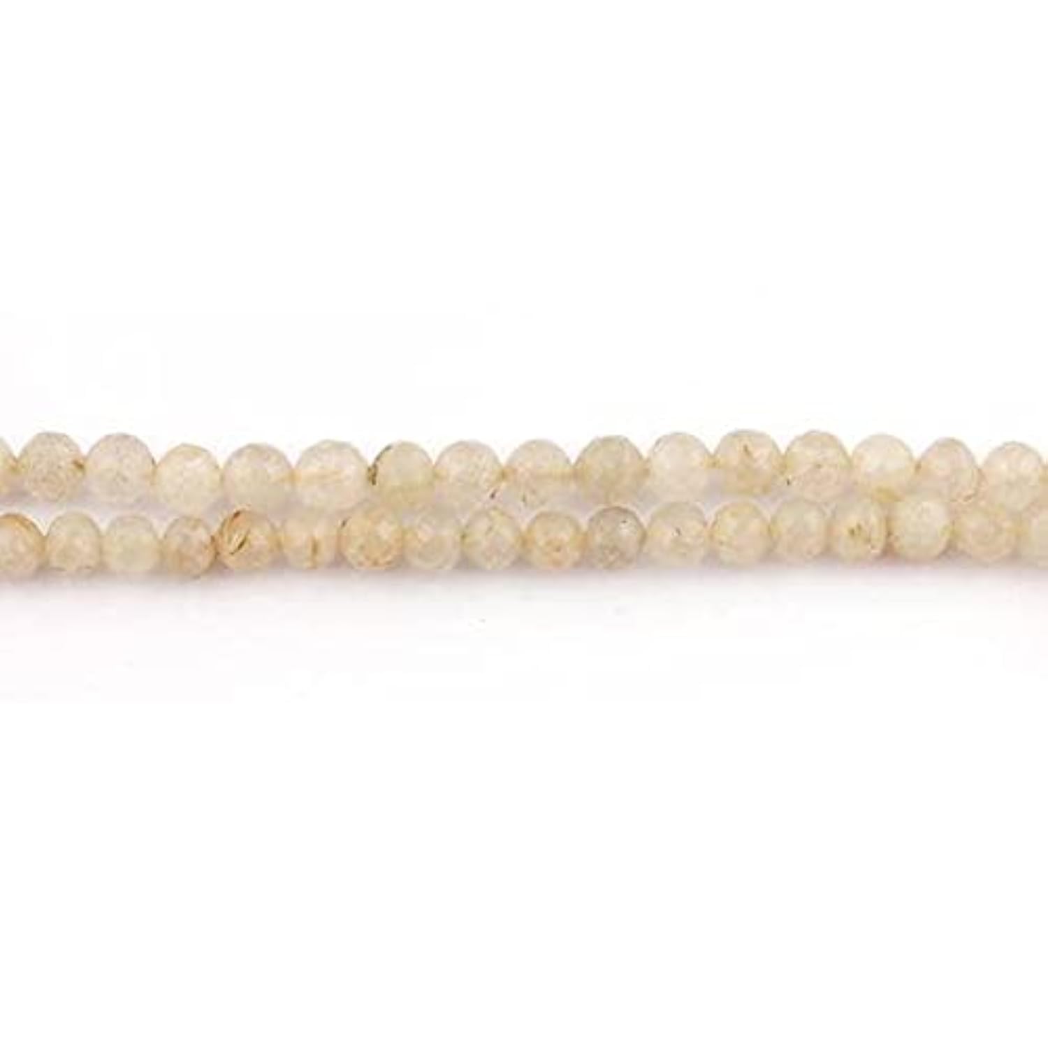 Golden Rutile Balls 5mm-6mm perles pierre naturelle facettée pour fil bijoux SB2827