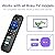 (Pack of 2) Compatible with Roku TV Remote Control Replacement, TCL Roku, Hisense, Sharp, Onn Roko, Element, RCA Roko Smart TV Series (No Voice, Not for Ruku-Stick/Box). 1 Year Warranty.