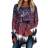 Il s'agit d'un sweatshirt de Noël femme, un pull de Noël moche et rigolo, avec un motif de Noël générique et amusant, idéal pour les fans d'ugly Christmas sweater.