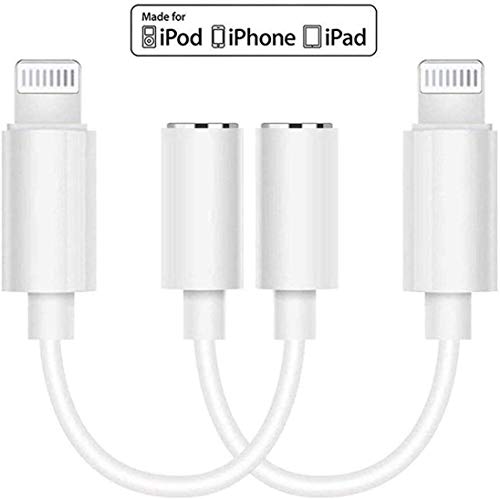 [Apple MFi Certified] iPhone 3.5 mm Headphone Jack Adapter, Lightning to 3.5mm Headphone