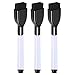 3 Magnetic White Board Dry Erase Markers Eraser Black Pen Calendar Office School