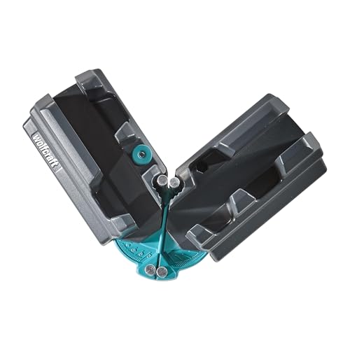 wolfcraft Schmiege und Schneidlade - 2 in 1 Gehrungslade aus Stahl mit Winkelhalbierenden zum Schneiden von bis zu 100 mm hohen Fußleisten & Ausmessen von Raumwinkeln - 6948200 wolfcraft Schmiege und Schneidlade - 2 in 1 Gehrungslade aus Stahl mit Winkelhalbierenden zum Schneiden von bis zu 100 mm hohen Fußleisten & Ausmessen von Raumwinkeln - 6948200