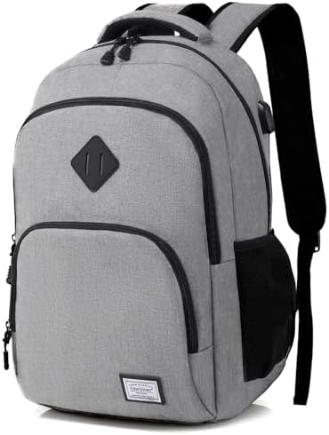 MoFut Rucksack Herren & Damen, Reiserucksack, Schultasche viele Fächer mit 15,6" Laptopfach, Wasserdichter Handgepäck Rucksäcke, Backpack für Studenten, Büroangestellte, Reisen Wan