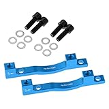 SM SunniMix Pack 2 Universal 203mm MTB Road Bicycle Bike Disc Brake Mount Post Adapter Replacement...