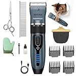 Cat Clippers for Matted Hair, Cat Grooming Kit, Cordless Cat Shaver for Long Hair, Low Noise Paw Trimmer, Cat Hair Trimmer for Grooming,Quiet Pet Hair Clippers Tools for Cats Dogs (Blue)