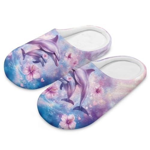 House Shoes for Women Men Slippers Winter Fuzzy Slippers Soft Warm House Shoes Comfy Cozy Slip-on Indoor Shoes