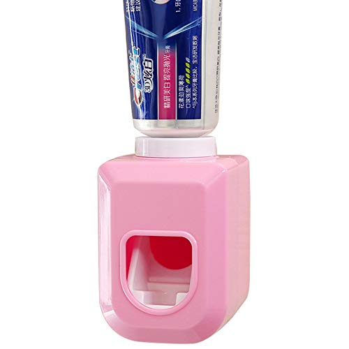 Distributore Dentifricio Home Bathroom Automatic Auto Squeezer Distributore Dentifricio Mani Free Squeeze Out Per Bambini E Adulti Rosa Stabile Qualità Durability
