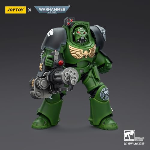 Muñeco Warhammer Salamanders Terminator con cañón de asalto 5