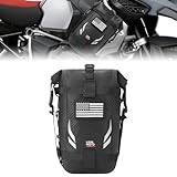 KEMIMOTO Dirt Bike Fender Tool Bag 3.5L PVC Waterproof Motorcycle Adventure Crash Bar Frame Bags Compatible with Surron Light Bee Talaria Segway Motocross Enduro Electric Dirt Bike