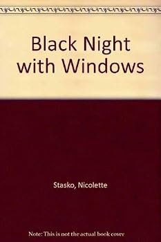 Paperback Black night with windows Book