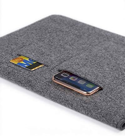 Inateck Laptop Sleeve Compatible with MacBook Air 13 2018-2020, MacBook Pro 13 2016-2020, MacBook Air/MacBook Pro M1 2020, Surface Pro X/7/6/5/4/3, iPad Pro 12.9 2020 - Dark Grey